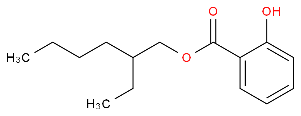 水杨酸-2-乙基己基酯_分子结构_CAS_118-60-5)