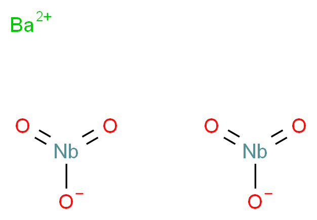 铌酸钡_分子结构_CAS_12009-14-2)