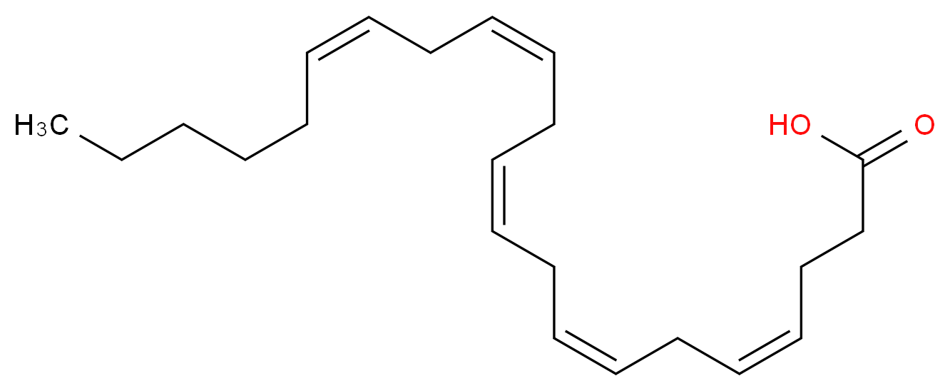(4Z,7Z,10Z,13Z,16Z)-docosa-4,7,10,13,16-pentaenoic acid_分子结构_CAS_25182-74-5