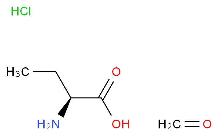 (2S)-2-aminobutanoic acid formaldehyde hydrochloride_分子结构_CAS_4775-82-0