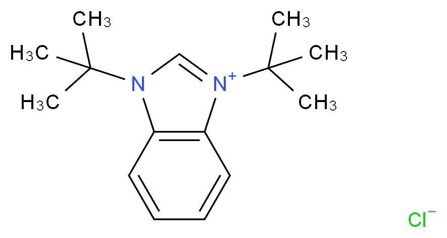 1,3-二叔丁基苯并咪唑氯化物_分子结构_CAS_946607-10-9)