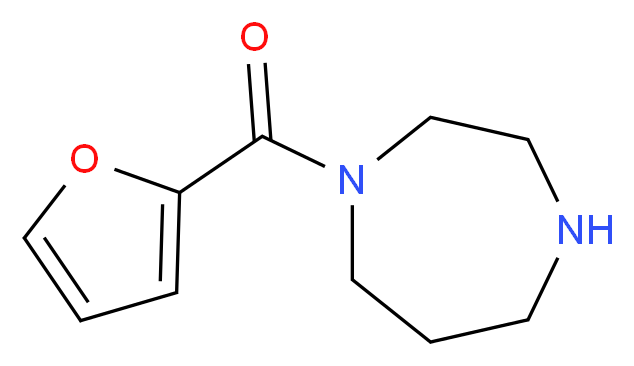 1-(furan-2-carbonyl)-1,4-diazepane_分子结构_CAS_61903-13-7