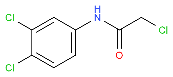 N1-(3,4-Dichlorophenyl)-2-chloroacetamide_分子结构_CAS_20149-84-2)