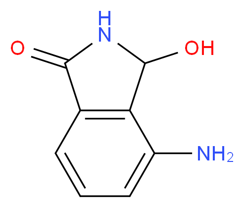 4-amino-3-hydroxyisoindolin-1-one_分子结构_CAS_175533-31-0)