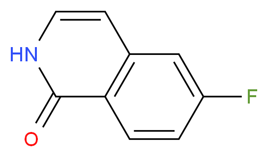 6-fluoro-1,2-dihydroisoquinolin-1-one_分子结构_CAS_214045-85-9