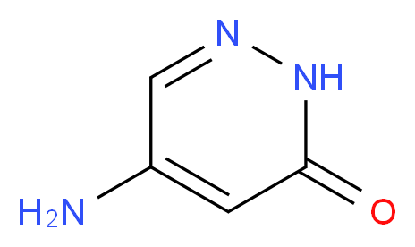 5-Aminopyridazin-3(2H)-one_分子结构_CAS_89033-30-7)