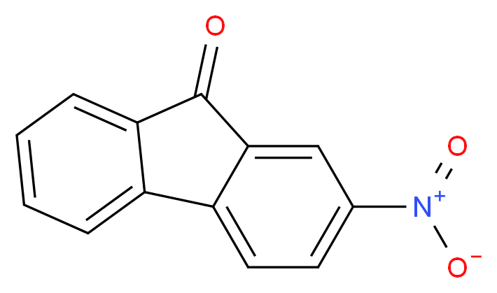 2-nitro-9H-fluoren-9-one_分子结构_CAS_3096-52-4