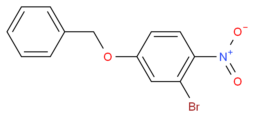 4-(benzyloxy)-2-bromo-1-nitrobenzene_分子结构_CAS_165190-62-5