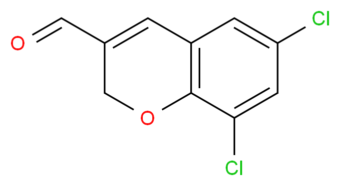 6,8-dichloro-2H-chromene-3-carbaldehyde_分子结构_CAS_126350-18-3)