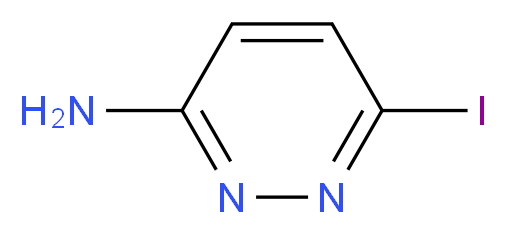 6-iodopyridazin-3-amine_分子结构_CAS_18591-82-7