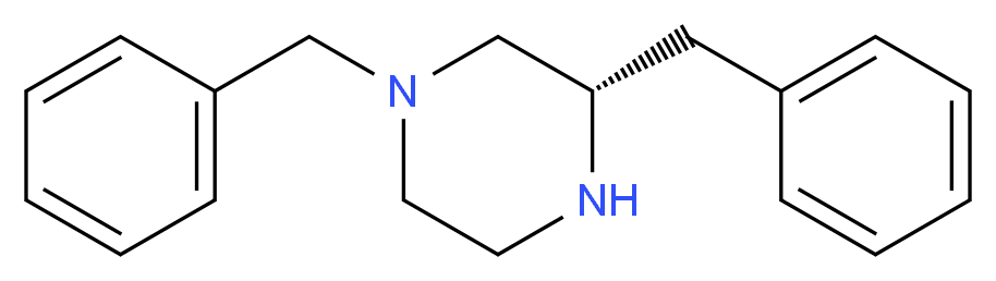 (S)-1,3-二苄基哌嗪_分子结构_CAS_204327-96-8)