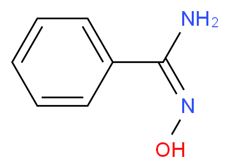 (E)-N'-hydroxybenzene-1-carboximidamide_分子结构_CAS_613-92-3
