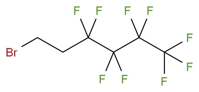 6-bromo-1,1,1,2,2,3,3,4,4-nonafluorohexane_分子结构_CAS_38436-14-5