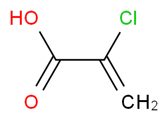 2-chloroprop-2-enoic acid_分子结构_CAS_598-79-8