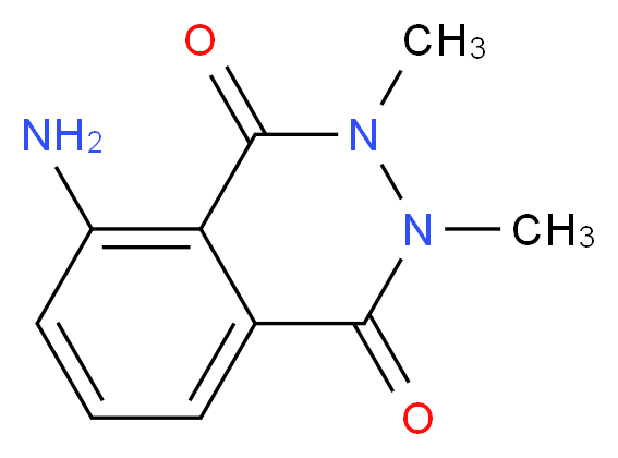 5-Amino-2,3-dimethyl-2,3-dihydrophthalazine-1,4-dione_分子结构_CAS_873967-42-1)