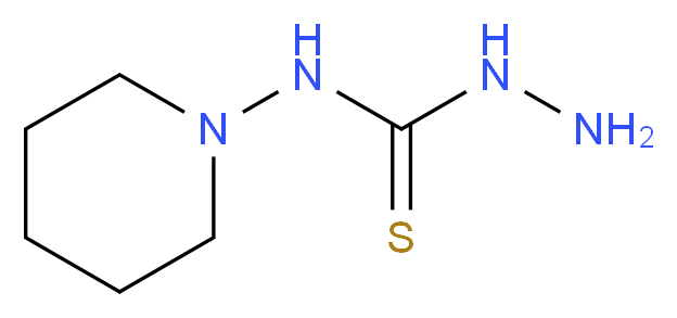 4-(N-Piperidino)-thiosemicarbazide_分子结构_CAS_91469-16-8)