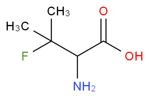 2-amino-3-fluoro-3-methylbutanoic acid_分子结构_CAS_43163-94-6