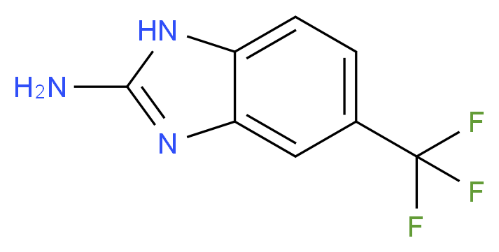 6-(trifluoromethyl)-1H-1,3-benzodiazol-2-amine_分子结构_CAS_)