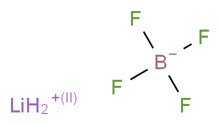 Lithium tetrafluoroborate, anhydrous 98%_分子结构_CAS_14283-07-9)