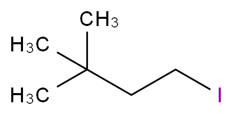 1-iodo-3,3-dimethylbutane_分子结构_CAS_15672-88-5