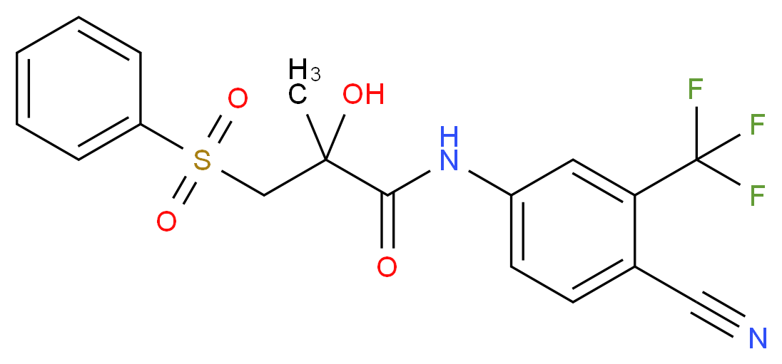 Desfluoro Bicalutamide_分子结构_CAS_90357-05-4)