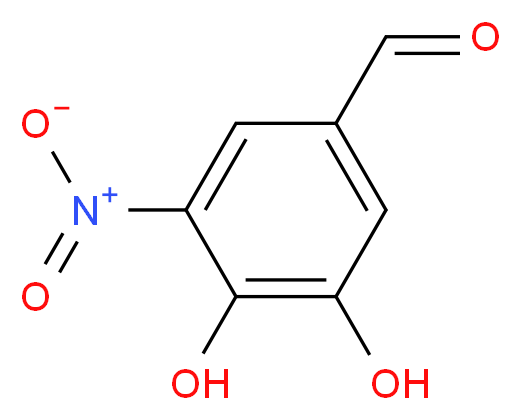 3,4-Dihydroxy-5-nitrobenzaldehyde_分子结构_CAS_)