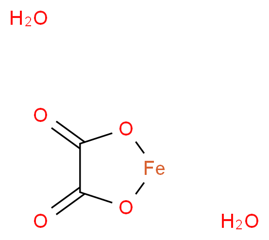 1,3-dioxa-2-ferracyclopentane-4,5-dione dihydrate_分子结构_CAS_6047-25-2