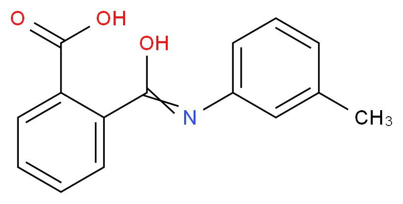 N-m-TOLYLPHTHALAMIC ACID_分子结构_CAS_85-72-3)