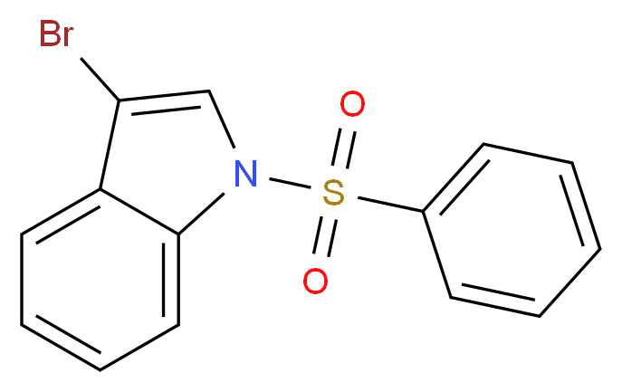 3-Bromo-1-(phenylsulfonyl)-1H-indole_分子结构_CAS_99655-68-2)