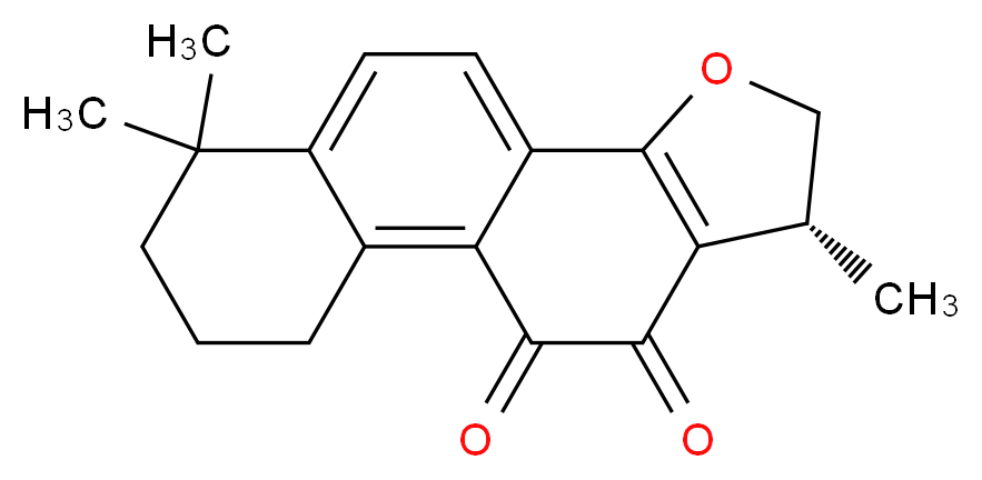 (R)-1,2,6,7,8,9-Hexahydro-1,6,6-trimethyl-phenanthro(1,2-b)furan-10,11-dione_分子结构_CAS_35825-57-1)