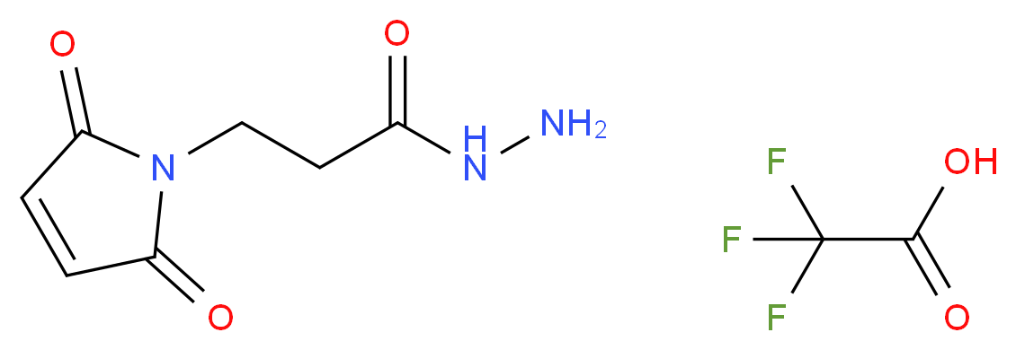 3-Maleimidopropionic Acid Hydrazonium Trifluoroacetate_分子结构_CAS_359436-61-6)