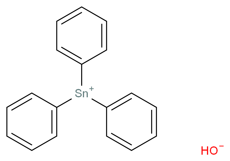 triphenylstannylium hydroxide_分子结构_CAS_76-87-9