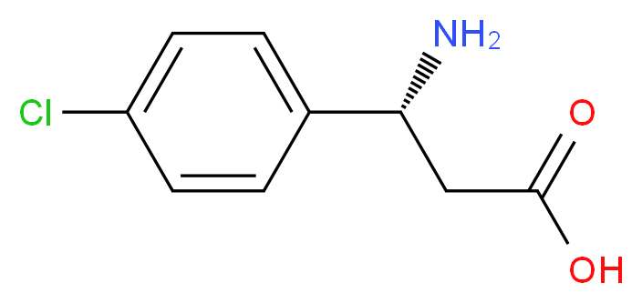 (R)-Beta-4-Chlorophenylalanine_分子结构_CAS_131690-61-4)