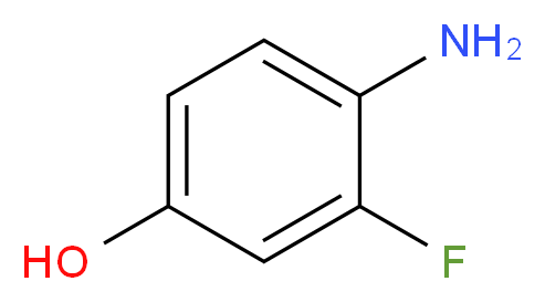 4-氨基-3-氟苯酚_分子结构_CAS_399-95-1)