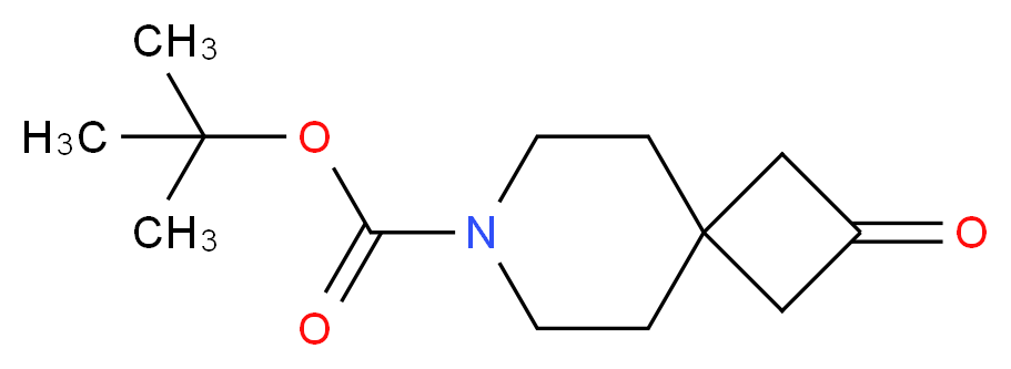 2-Oxo-7-azaspiro[3.5]nonane-7-carboxylate tert-butyl ester_分子结构_CAS_203661-69-2)