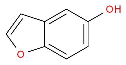 5-Hydroxybenzo[b]furan_分子结构_CAS_13196-10-6)