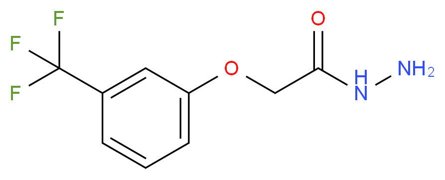 2-[3-(trifluoromethyl)phenoxy]acetohydrazide_分子结构_CAS_307557-56-8