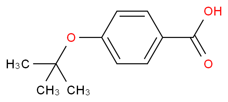 4-(tert-butoxy)benzoic acid_分子结构_CAS_13205-47-5)