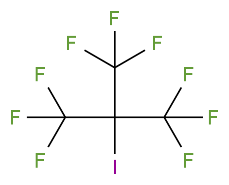 1,1,1,3,3,3-hexafluoro-2-iodo-2-(trifluoromethyl)propane_分子结构_CAS_4459-18-1