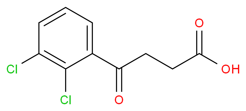 4-(2,3-dichlorophenyl)-4-oxobutanoic acid_分子结构_CAS_32003-41-1