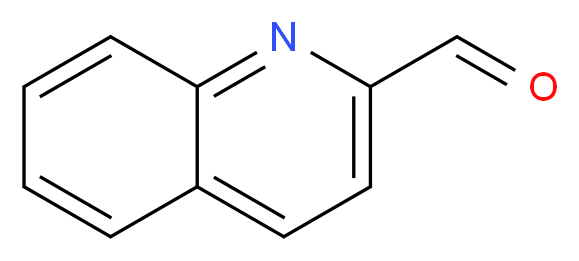 2-quinolinecarbaldehyde_分子结构_CAS_5470-96-2)