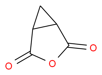 Cyclopropane-1,2-dicarboxylic acid anhydride_分子结构_CAS_5617-74-3)