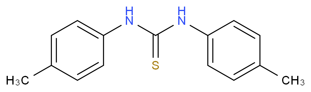 N,N'-Di(p-tolyl)-2-thiourea_分子结构_CAS_621-01-2)