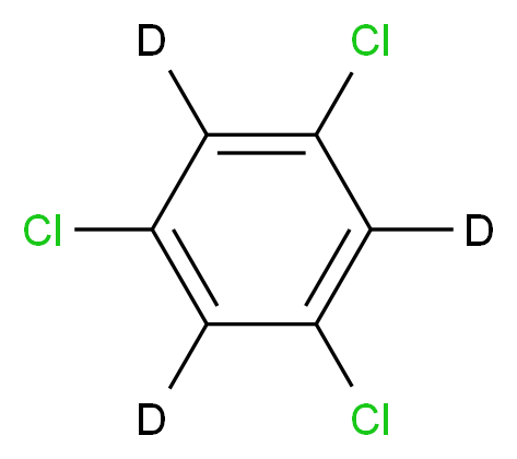 trichloro(<sup>2</sup>H<sub>3</sub>)benzene_分子结构_CAS_1198-60-3