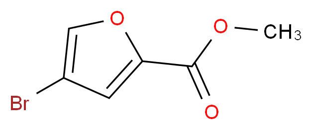 methyl 4-bromofuran-2-carboxylate_分子结构_CAS_58235-80-6