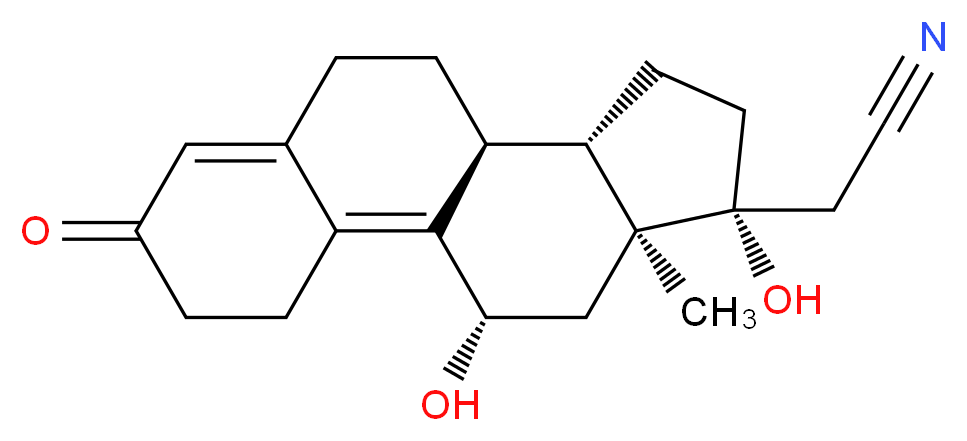 11β-Hydroxy Dienogest_分子结构_CAS_86153-39-1)