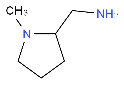 (1-Methylpyrrolidin-2-yl)methylamine_分子结构_CAS_26171-06-2)