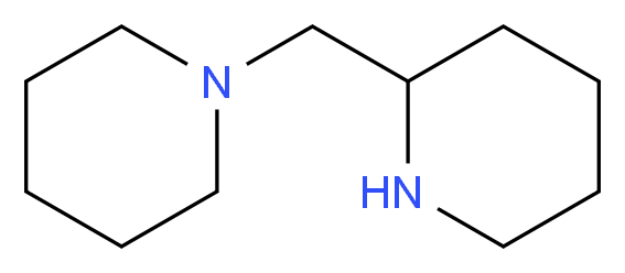 2-(piperidin-1-ylmethyl)piperidine_分子结构_CAS_81310-55-6