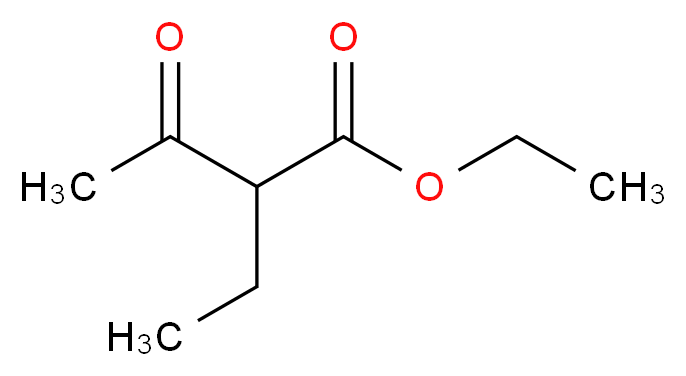 ethyl 2-ethyl-3-oxobutanoate_分子结构_CAS_607-97-6