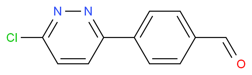 4-(6-Chloropyridazin-3-yl)benzaldehyde_分子结构_CAS_914349-19-2)
